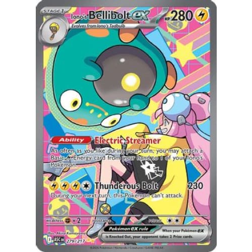Iono's Bellibolt ex - 279/217 (279) Special Illustration Rare Holofoil