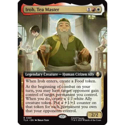 Iroh, Tea Master (Extended Art) (TLA-381) Foil