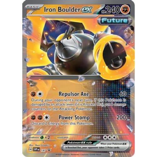 Iron Boulder ex - 147 (147) Promo Holofoil