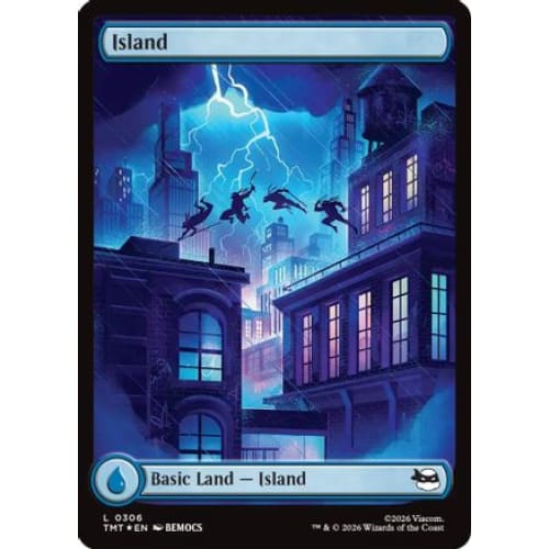 Island (0306) (Surge Foil) (TMT-306) Foil