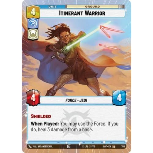 Itinerant Warrior (Hyperspace Foil) (788)  Foil