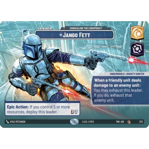 Jango Fett - Concealing the Conspiracy (Showcase) (273)  Foil