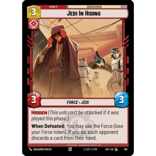 Jedi In Hiding (Foil) (661)  Foil