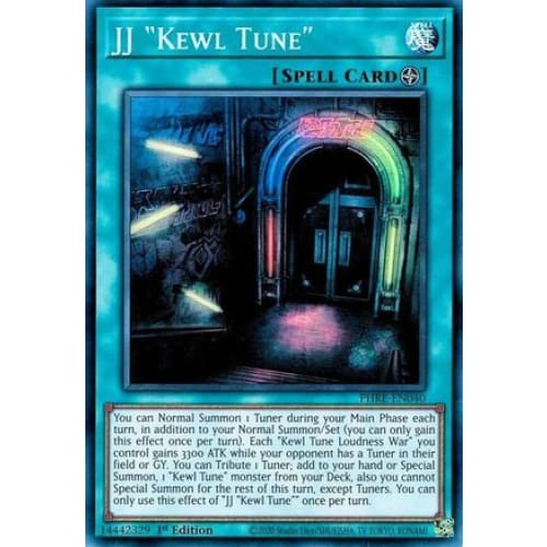 JJ "Kewl Tune" - PHRE-EN040 Super Rare 1st Edition