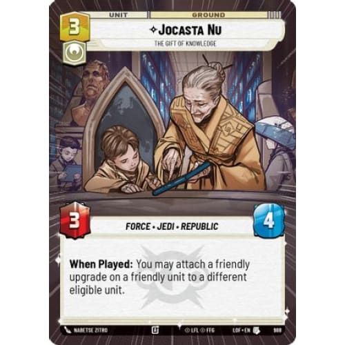 Jocasta Nu - The Gift of Knowledge (Hyperspace Foil) (988)  Foil