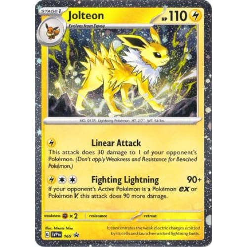 Jolteon - 169 (Cosmos Holo) (169) Rare Classic Holofoil