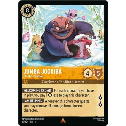 Jumba Jookiba - Prolific Inventor (19/204) - Winterspell Cold Foil