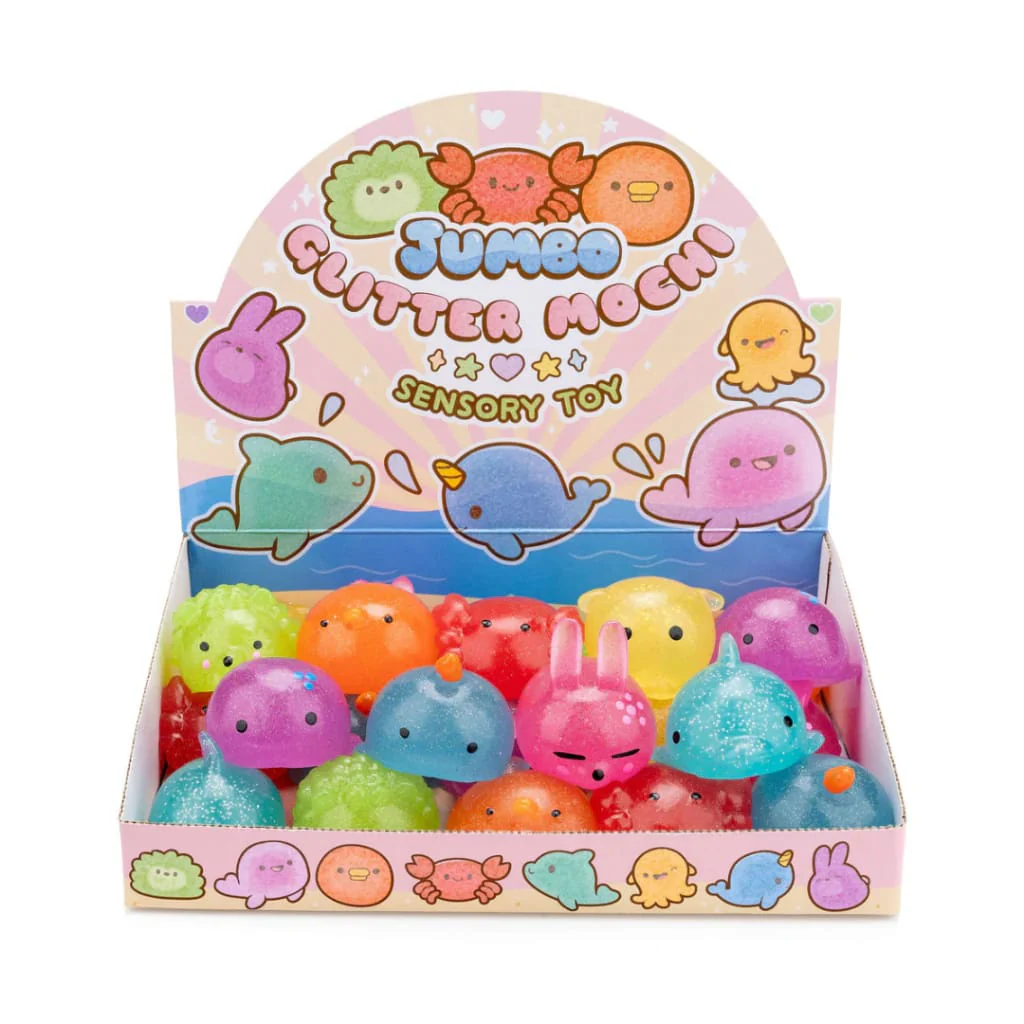 Jumbo Glitter Mochi Sensory Toy