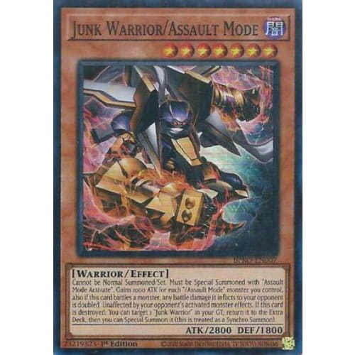 Junk Warrior/Assault Mode - BPRO-EN007 Super Rare 1st Edition