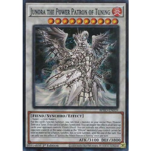 Junora the Power Patron of Tuning - BPRO-EN039 Super Rare 1st Edition