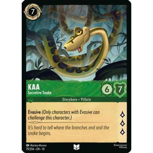 Kaa - Secretive Snake (79/204) - Whispers in the Well