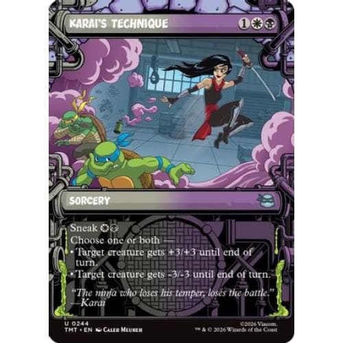 Karai's Technique (Showcase) (TMT-244)