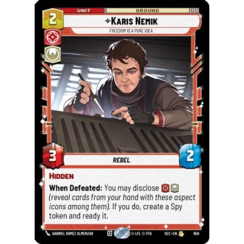 Karis Nemik - Freedom is a Pure Idea (Foil) (658)  Foil