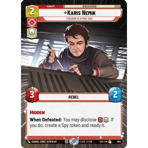 Karis Nemik - Freedom is a Pure Idea (Hyperspace Foil) (904)  Foil