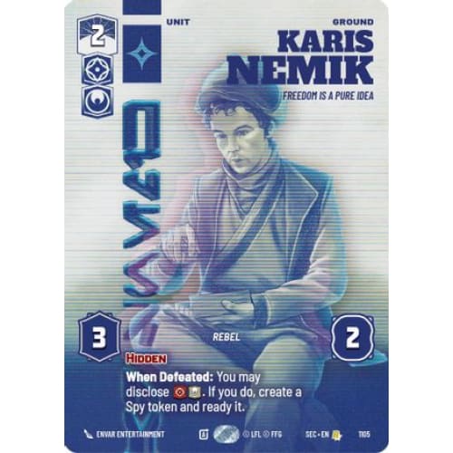 Karis Nemik - Freedom is a Pure Idea (Prestige Foil) (1105)  Foil