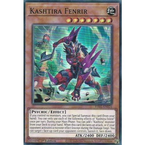 Kashtira Fenrir - RA05-EN024 Super Rare 1st Edition
