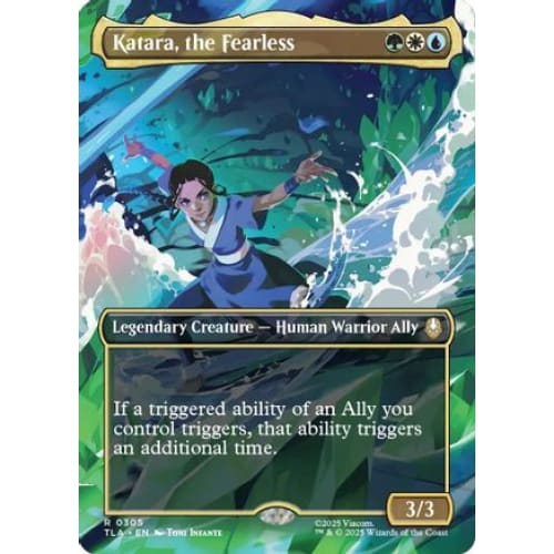 Katara, the Fearless (Borderless) (TLA-305) Foil