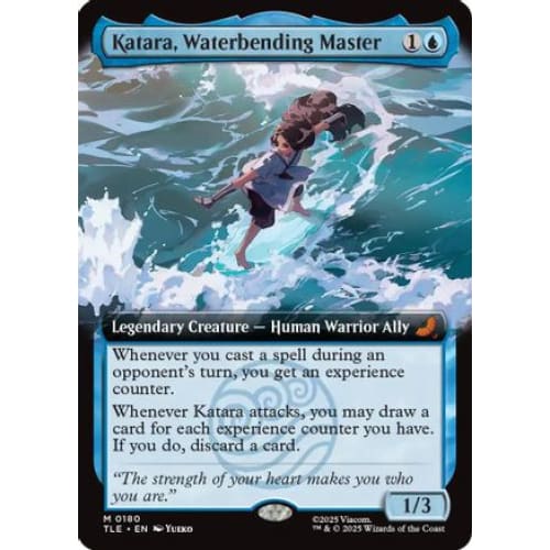 Katara, Waterbending Master (Extended Art) (TLE-180)