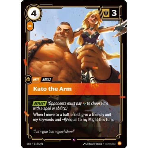 Kato the Arm (112/221) - Spiritforged Foil