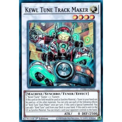 Kewl Tune Track Maker - PHRE-EN035 Super Rare 1st Edition