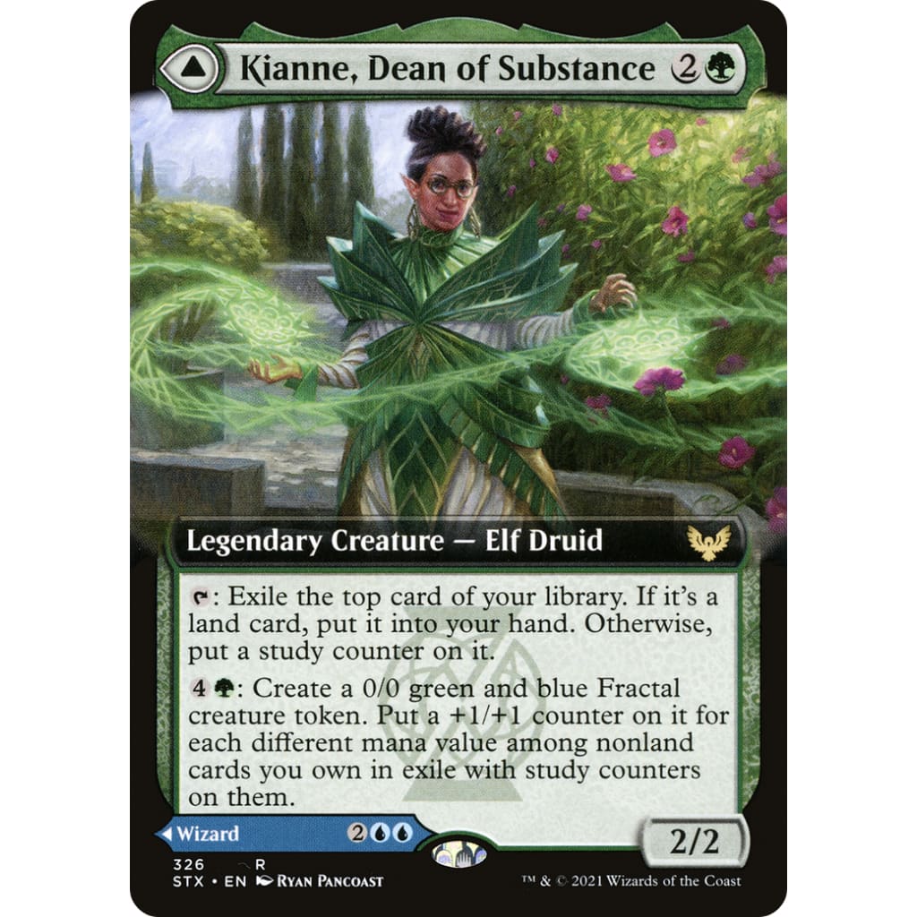 Kianne, Dean of Substance (Extended Art) (STX-326): (Extended Art) Foil - Image 3