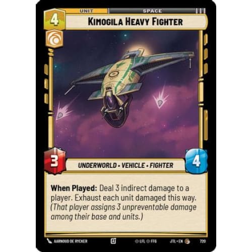 Kimogila Heavy Fighter (Foil) (720)  Foil