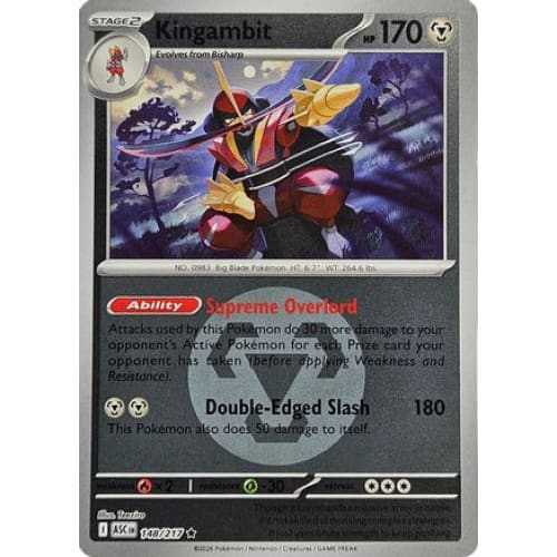Kingambit (Energy Symbol Pattern) (148) Rare Classic Reverse Holofoil