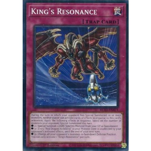 King's Resonance - BLZD-EN071 Common / Short Print 1st Edition