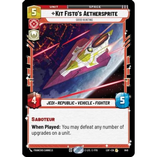 Kit Fisto's Aethersprite - Good Hunting (Foil) (649)  Foil