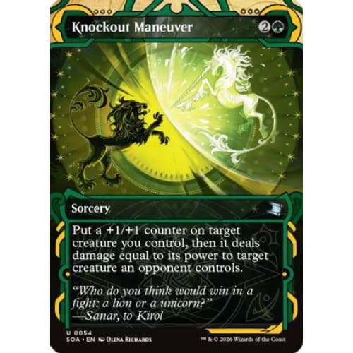 Knockout Maneuver (SOA-054) Foil