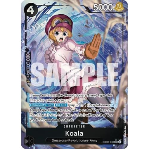 Koala (Alternate Art) EB03-042 SR Extra Booster: One Piece Heroines Edition  Foil