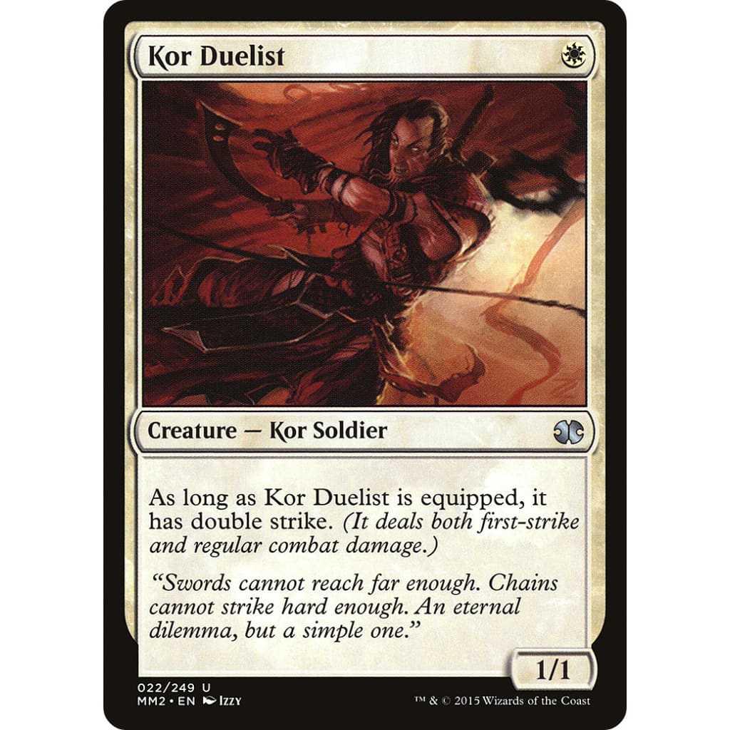 Kor Duelist (MM2-022) Foil