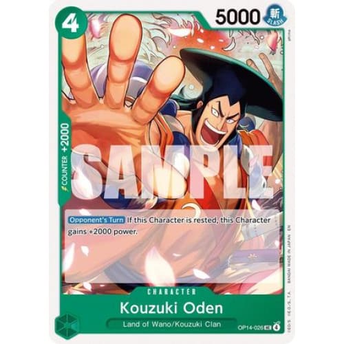Kouzuki Oden OP14-026 UC The Azure Sea's Seven