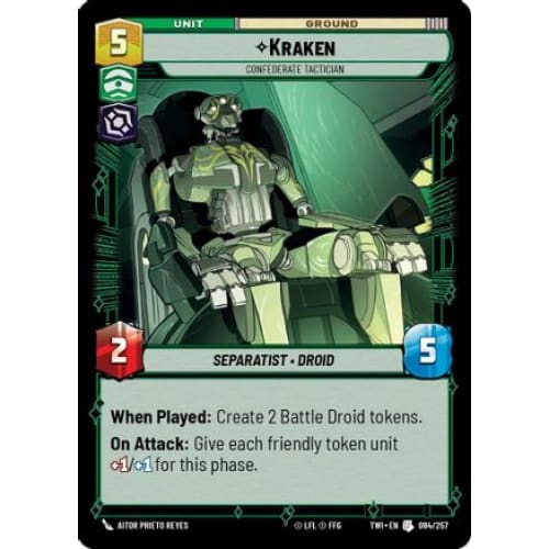 Kraken - Confederate Tactician (084/257)  Foil