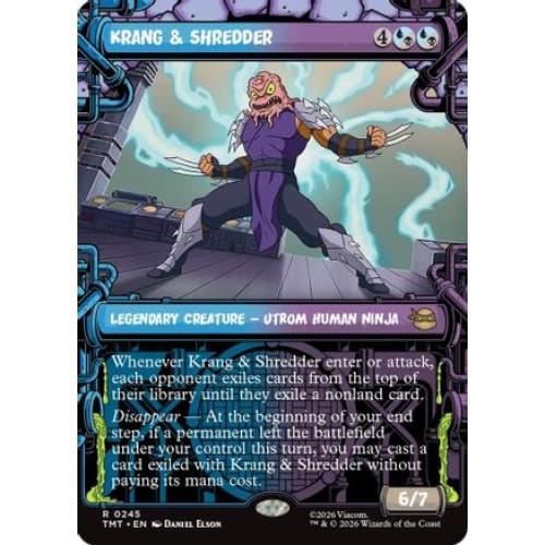 Krang & Shredder (Showcase) (TMT-245) Foil