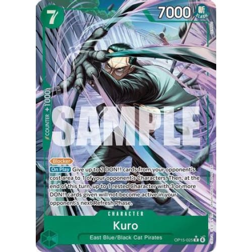 Kuro (Alternate Art) OP15-025 R Adventure on Kami's Island  Foil
