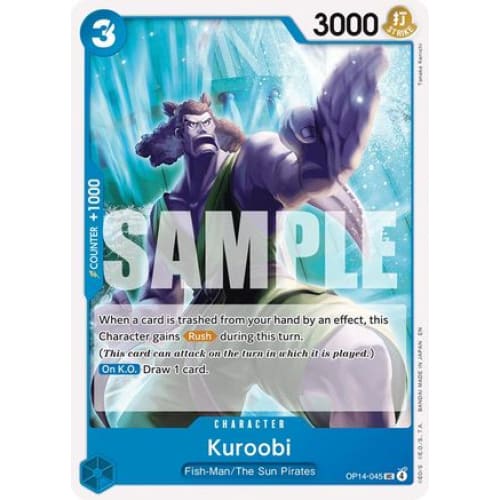 Kuroobi OP14-045 UC The Azure Sea's Seven