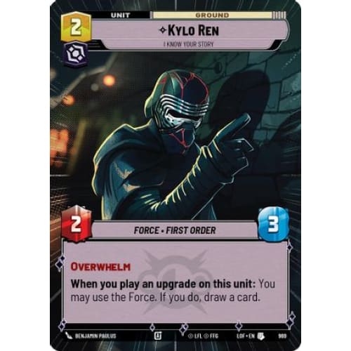 Kylo Ren - I Know Your Story (Hyperspace Foil) (969)  Foil