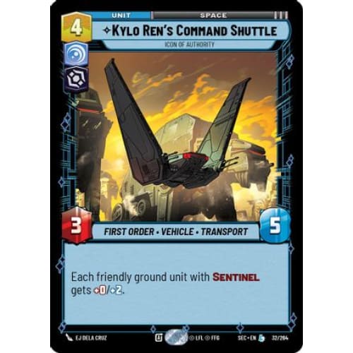 Kylo Ren's Command Shuttle - Icon of Authority (32/264)