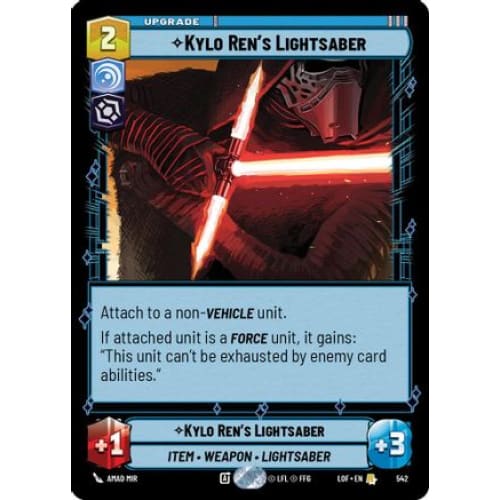 Kylo Ren's Lightsaber (Foil) (542)  Foil