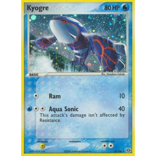 Kyogre - 006/106 (6) Holo Rare