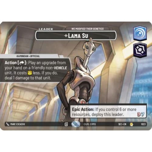 Lama Su - We Modified Their Genetics (Showcase) (1023)  Foil