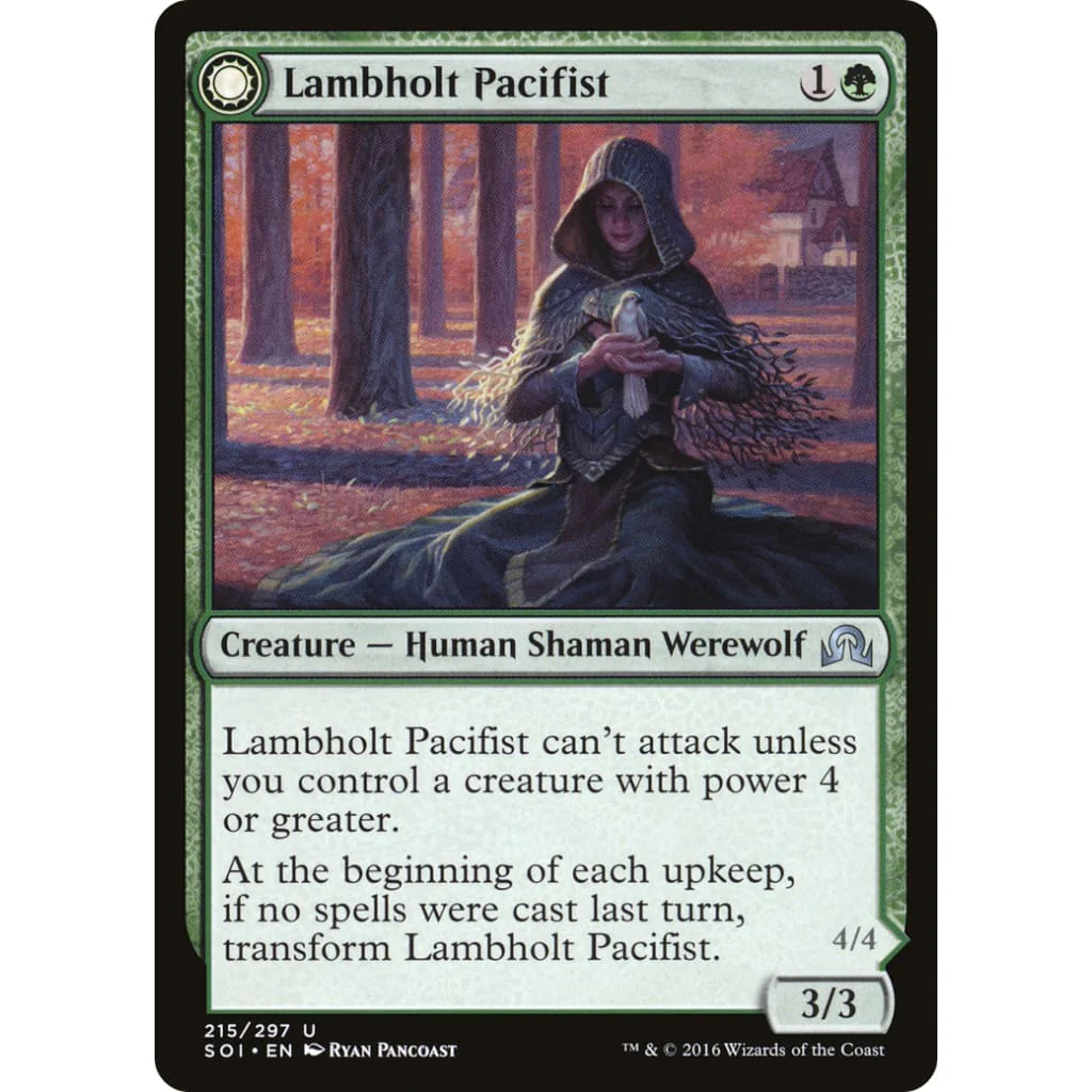 Lambholt Pacifist (SOI-215): (Double Faced Transform) Foil - Image 3