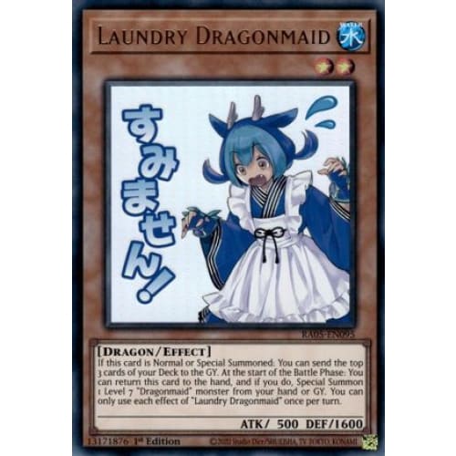 Laundry Dragonmaid - RA05-EN095 Ultra Rare 1st Edition