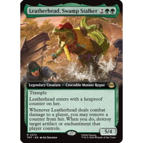 Leatherhead, Swamp Stalker (Extended Art) (TMT-272) Foil