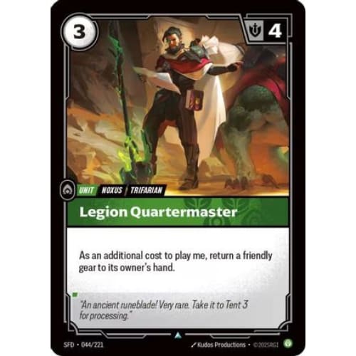 Legion Quartermaster (044/221) - Spiritforged Foil