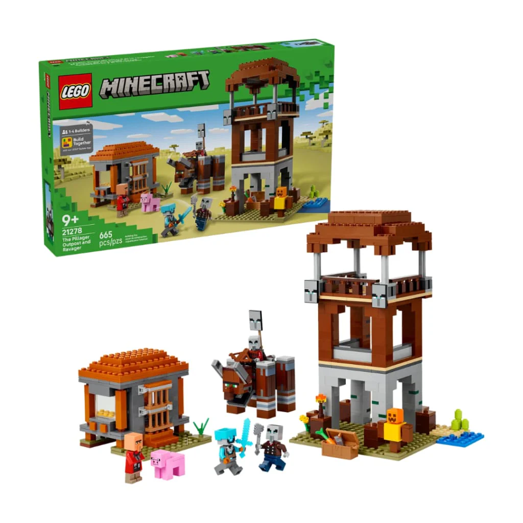 LEGO Minecraft The Pillager Outpost and Ravager