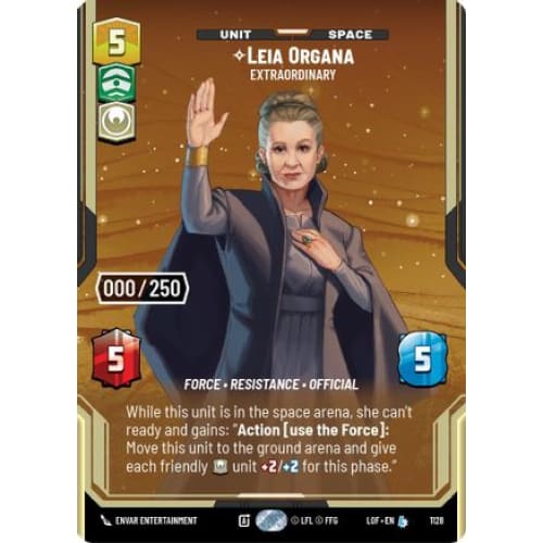 Leia Organa - Extraordinary (Serialized) (1128)  Foil