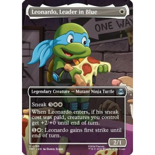 Leonardo, Leader in Blue (Borderless) (TMT-196)