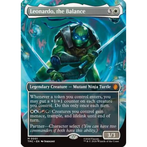 Leonardo, the Balance (0001) (Borderless) (TMC-001)